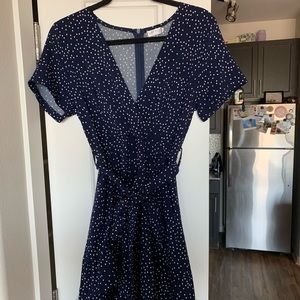 Blue Polka Dot Dress